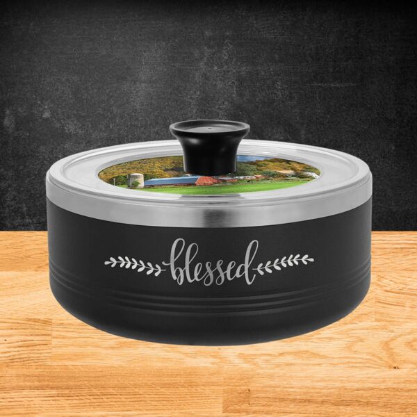 Blank Polar Camel Serving Bowl With Lid Thumbnail