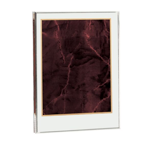 6" x 8 5/8" Ruby Marble Acrylic Award Upright Only Thumbnail