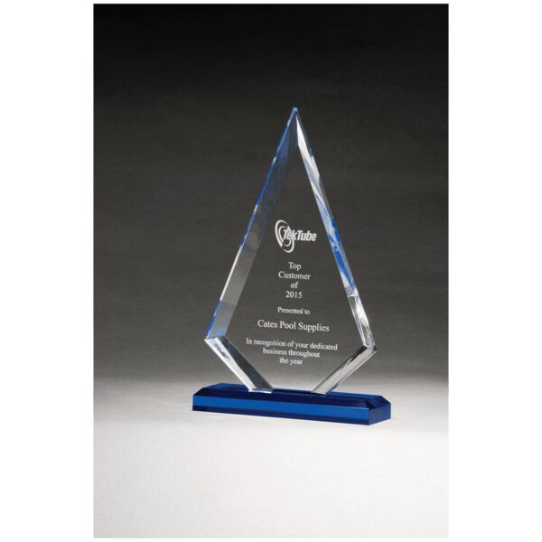 5 1/2" x 8 1/2" Arrow Series Acrylic with Highlights and Base Thumbnail