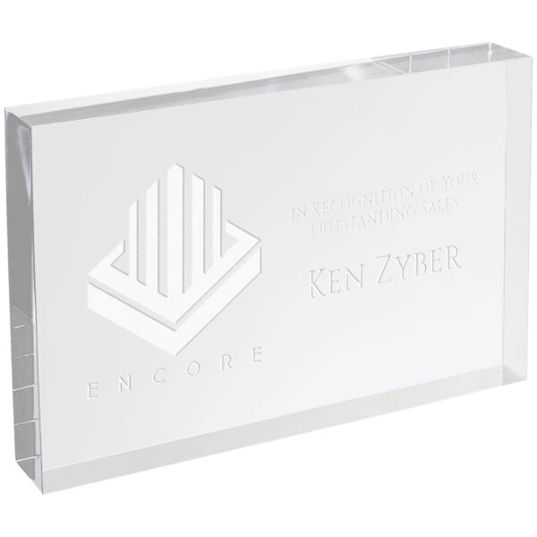 4" X 6" Rectangle Square Cut Acrylic Thumbnail