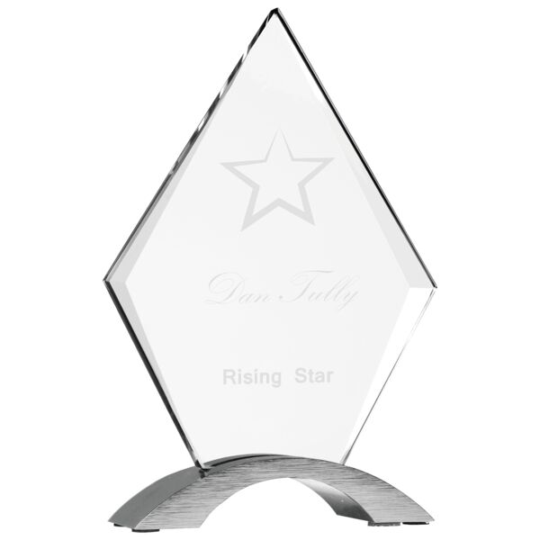 7 1/4" Diamond Cosmic Acrylic with Base Thumbnail