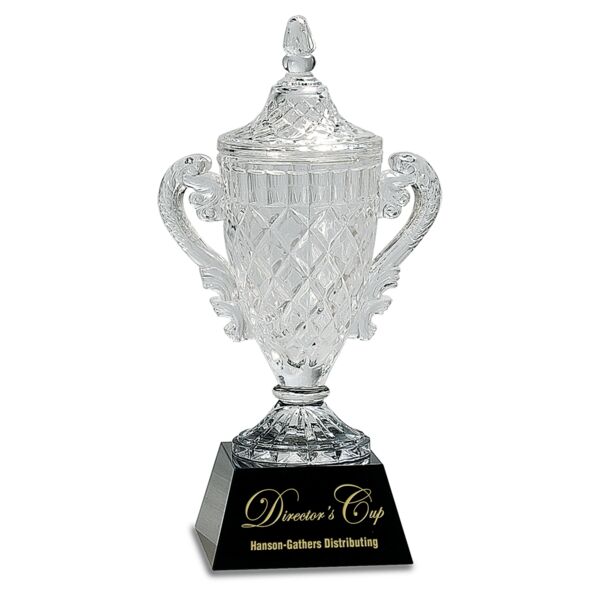 12 3/4" Crystal Cup on Pedestal Base Thumbnail