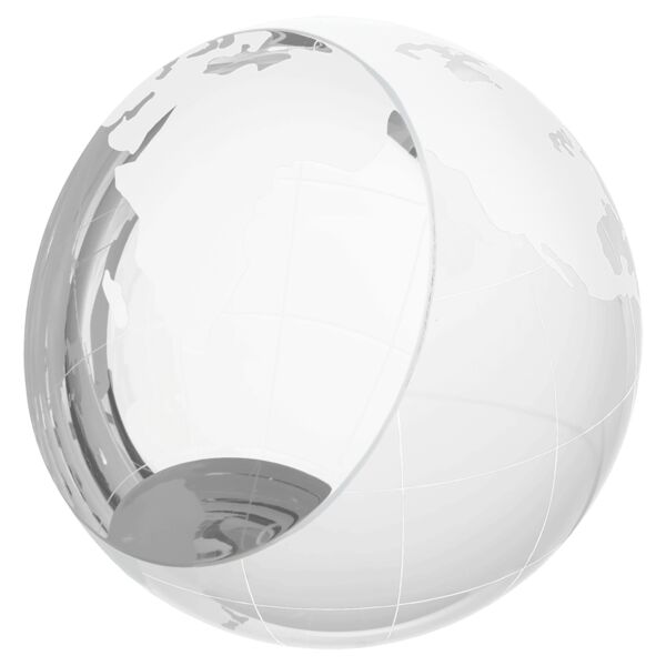 4" Crystal Globe Paperweight Thumbnail