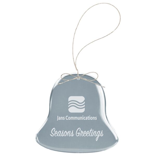 2 3/4" Crystal Bell Ornament Thumbnail