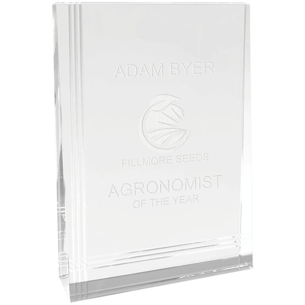 5 1/2" x 8" Crystal Wedge Thumbnail