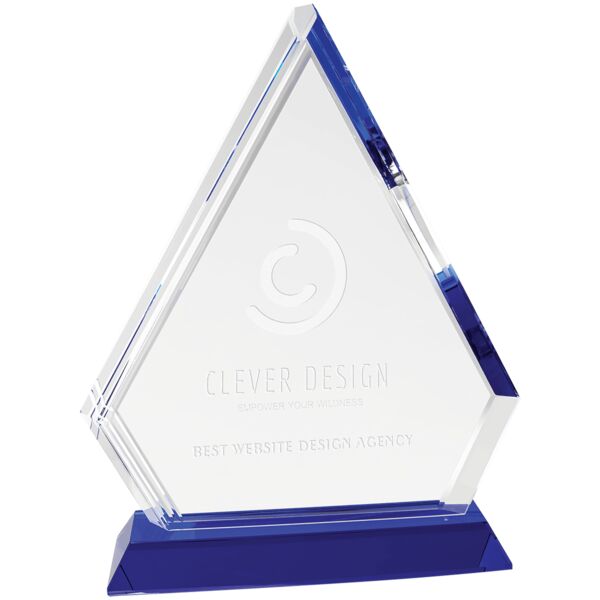 9 3/4" Crystal Diamond on Pedestal Base Thumbnail