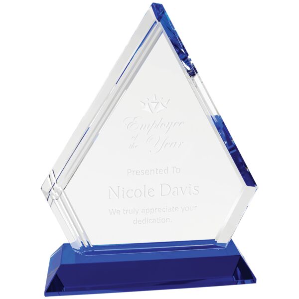 7 3/4" Crystal Diamond on Pedestal Base Thumbnail