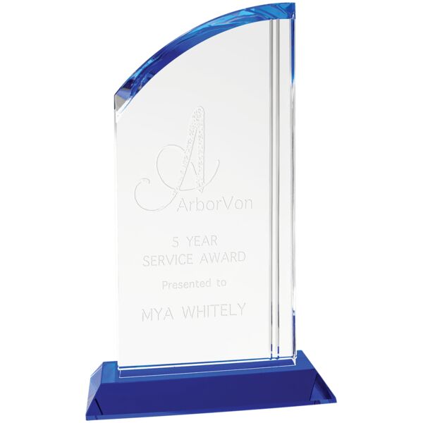 10 1/2" Crystal Arch with Base Thumbnail