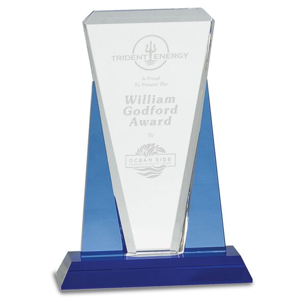 7" x 10" / Wedge Crystal on Pedestal Base Thumbnail