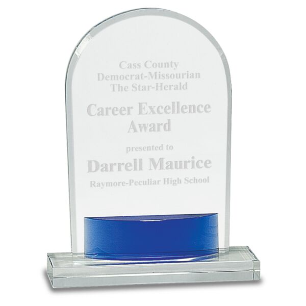 7 3/4" Crystal Arch with Accent Thumbnail