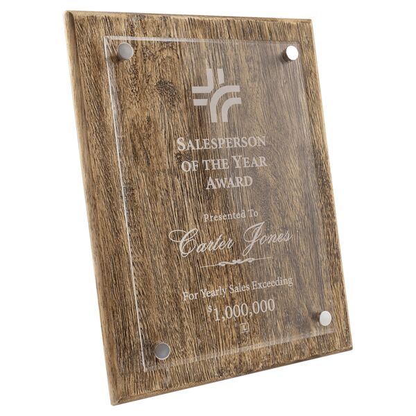 9" x 12" Barnwood Floating Acrylic Plaque Thumbnail