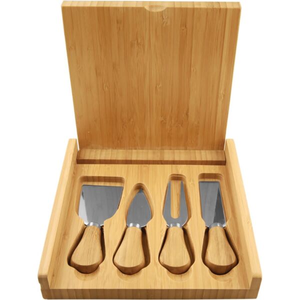 8" x 8" Cheese Set with 4 Tools Thumbnail