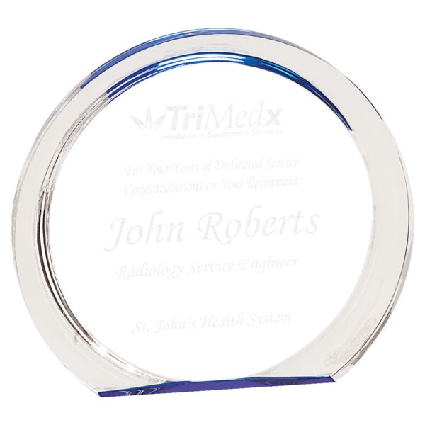 6 3/8" Round Halo Acrylic Thumbnail