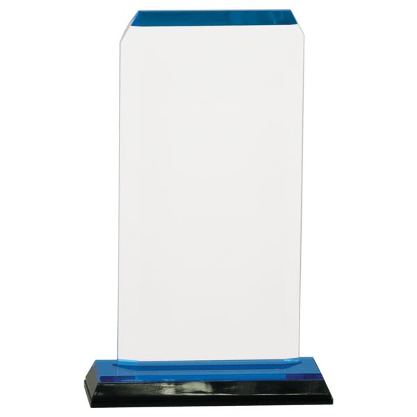 3 1/2" x 7 1/2" Clipped Corner Impress Acrylic Thumbnail