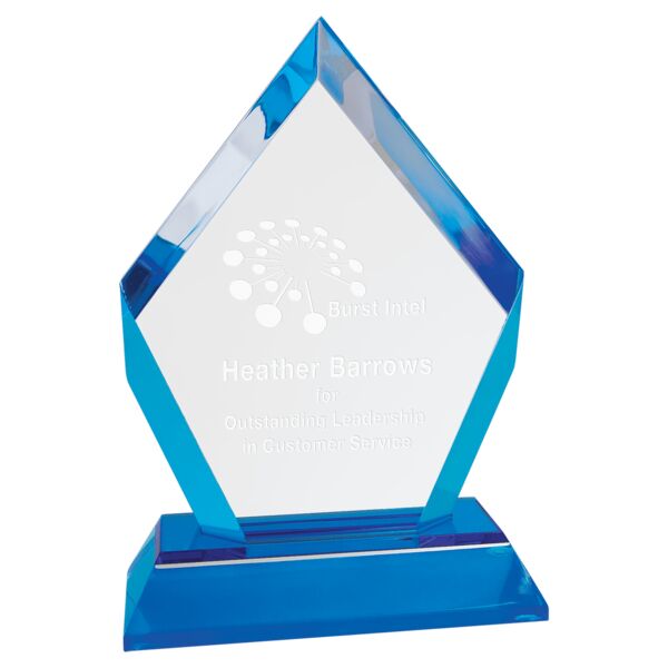 6" Frosted Base Diamond Impress Acrylic Thumbnail