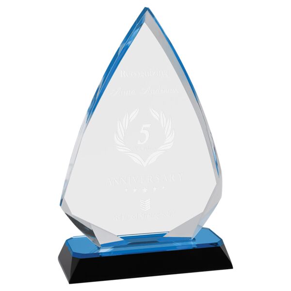 7 3/4" Arrow Diamond Corner Base Impress Acrylic Thumbnail