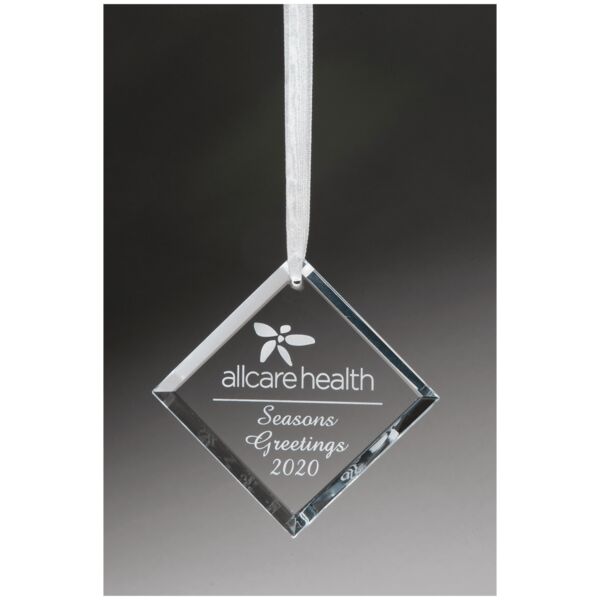 2 3/4" Crystal Diamond Ornament Thumbnail