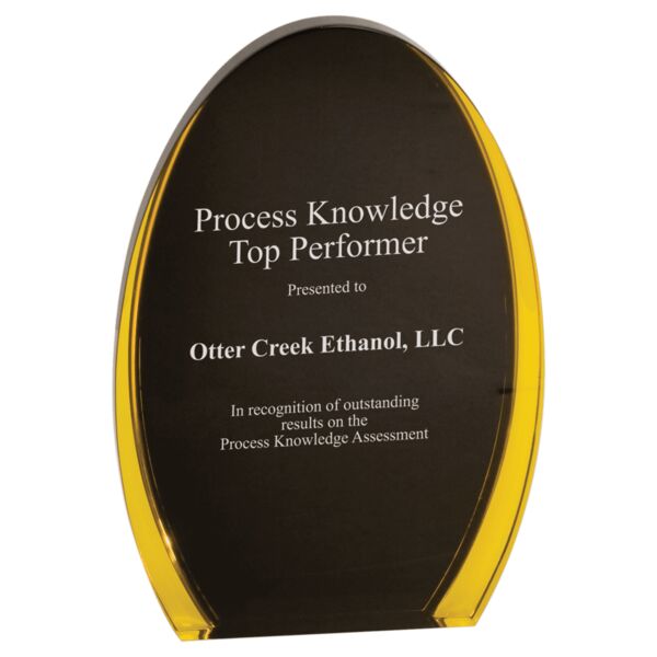 8" Luminary Oval Acrylic Thumbnail