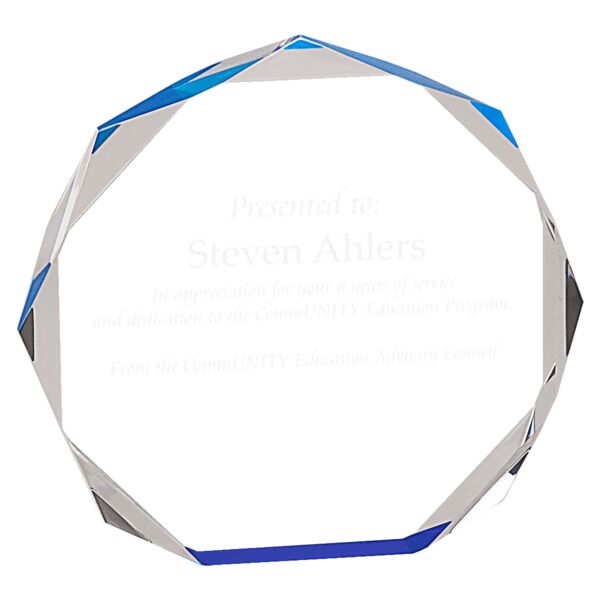 5" Octagon Acrylic Award Thumbnail