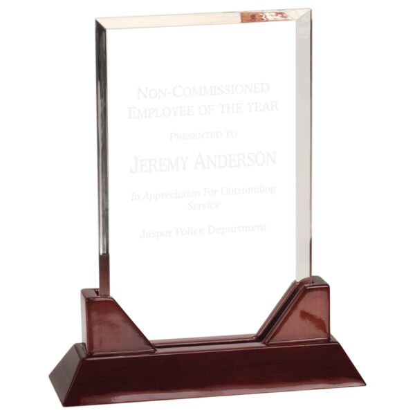 7 3/4" Rectangle Prestige Acrylic with Piano Finish Base Thumbnail