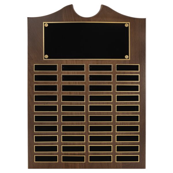 14" x 20" American Roster Plaque w/ 40 Plates Thumbnail