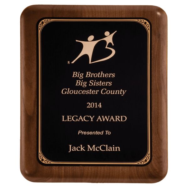 9" x 12" American Plaque with Border LaserFX Plate Thumbnail