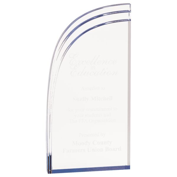 4" x 8" Wave Acrylic Thumbnail