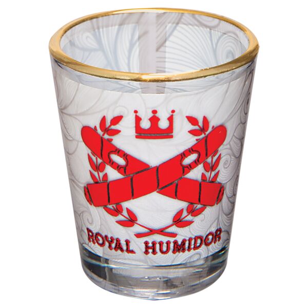 1 1/2 oz. Sublimatable Shot Glass with Rim Thumbnail