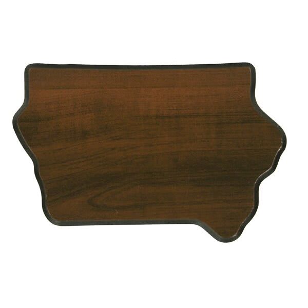 8 5/8" x 12 3/4" Finish Edge Iowa State Plaque Thumbnail