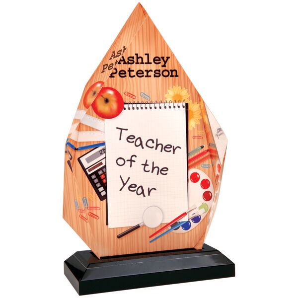 5 1/4" x 8 3/4" Sublimatable Diamond Impress Acrylic Thumbnail