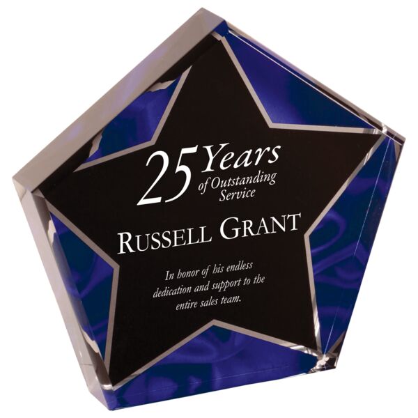 6" Star Velvet Acrylic Thumbnail