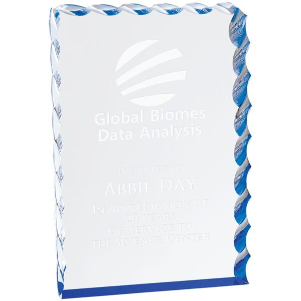 5" x 7" Wave Edge Acrylic Thumbnail