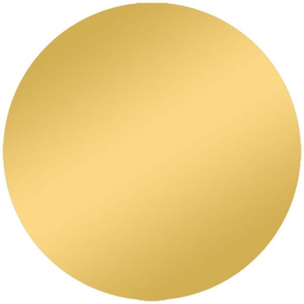 2" Laserable LazerBlak Aluminum Die Cut Disc Thumbnail