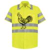 Men's High Visibility Safety Short Sleeve Work Shirt Thumbnail