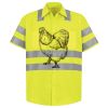 Men's High Visibility Safety Short Sleeve Work Shirt Thumbnail