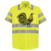 Men's High Visibility Safety Short Sleeve Work Shirt Thumbnail
