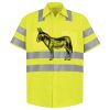 Men's High Visibility Safety Short Sleeve Work Shirt Thumbnail