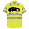 Men's High Visibility Safety Short Sleeve Work Shirt Thumbnail