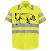 Men's High Visibility Safety Short Sleeve Work Shirt Thumbnail