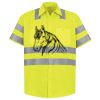Men's High Visibility Safety Short Sleeve Work Shirt Thumbnail