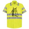 Men's High Visibility Safety Short Sleeve Work Shirt Thumbnail