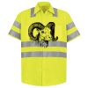 Men's High Visibility Safety Short Sleeve Work Shirt Thumbnail
