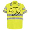Men's High Visibility Safety Short Sleeve Work Shirt Thumbnail
