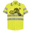 Men's High Visibility Safety Short Sleeve Work Shirt Thumbnail