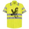 Men's High Visibility Safety Short Sleeve Work Shirt Thumbnail