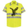 Men's High Visibility Safety Short Sleeve Work Shirt Thumbnail