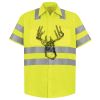 Men's High Visibility Safety Short Sleeve Work Shirt Thumbnail