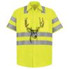 Men's High Visibility Safety Short Sleeve Work Shirt Thumbnail