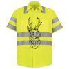 Men's High Visibility Safety Short Sleeve Work Shirt Thumbnail