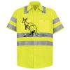Men's High Visibility Safety Short Sleeve Work Shirt Thumbnail
